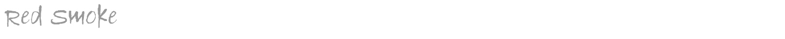 Red Smoke font preview